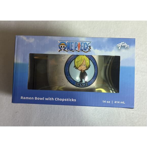 One Piece Sanji Ramen Bowl With Chopstick‎ - NEW IN BOX - Picture 1 of 4